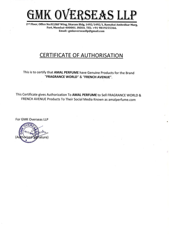 Certificate of Authenticity