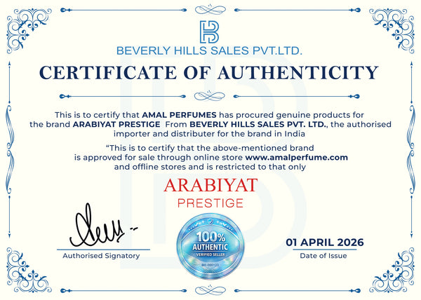 Certificate of Authenticity